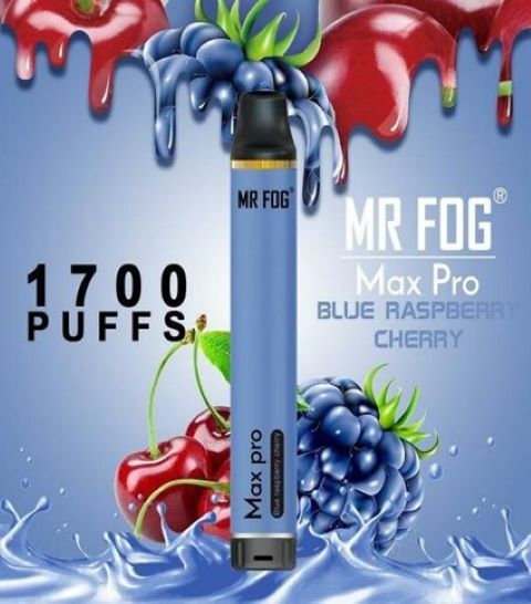 MR. FOG Max Pro Blue Raspberry Cherry 1700 Puffs